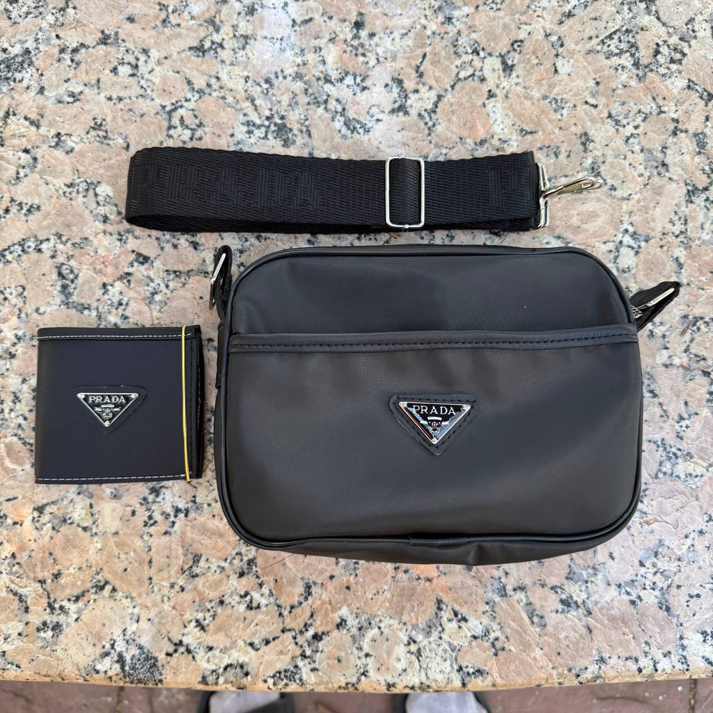 Sacoche Prada 👝 + portefeuille prada